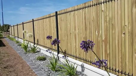 clôture de jardin en bois à Locquirec - image 4