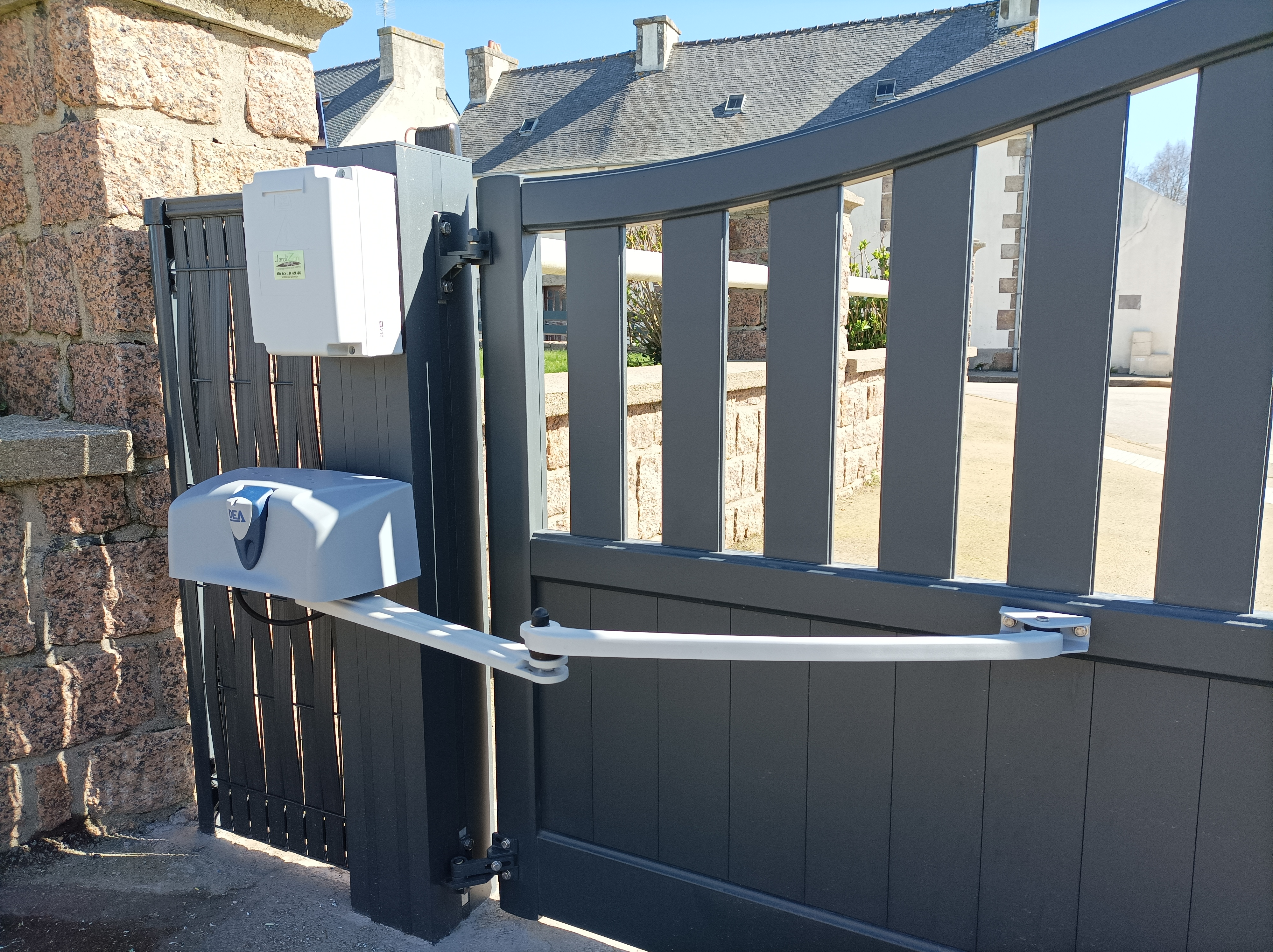 cloture de jardin en bois plouigneau