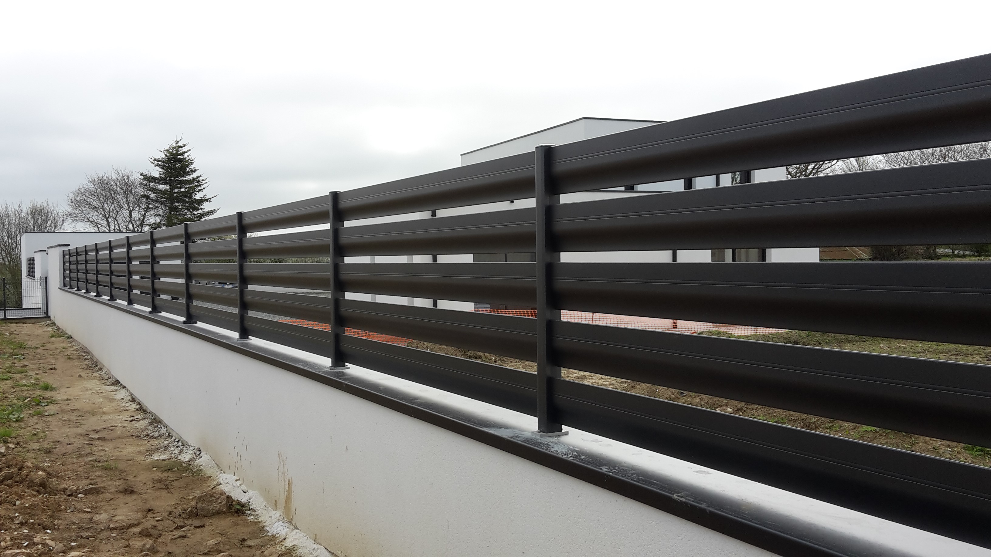 cloture de jardin en bois ploumilliau