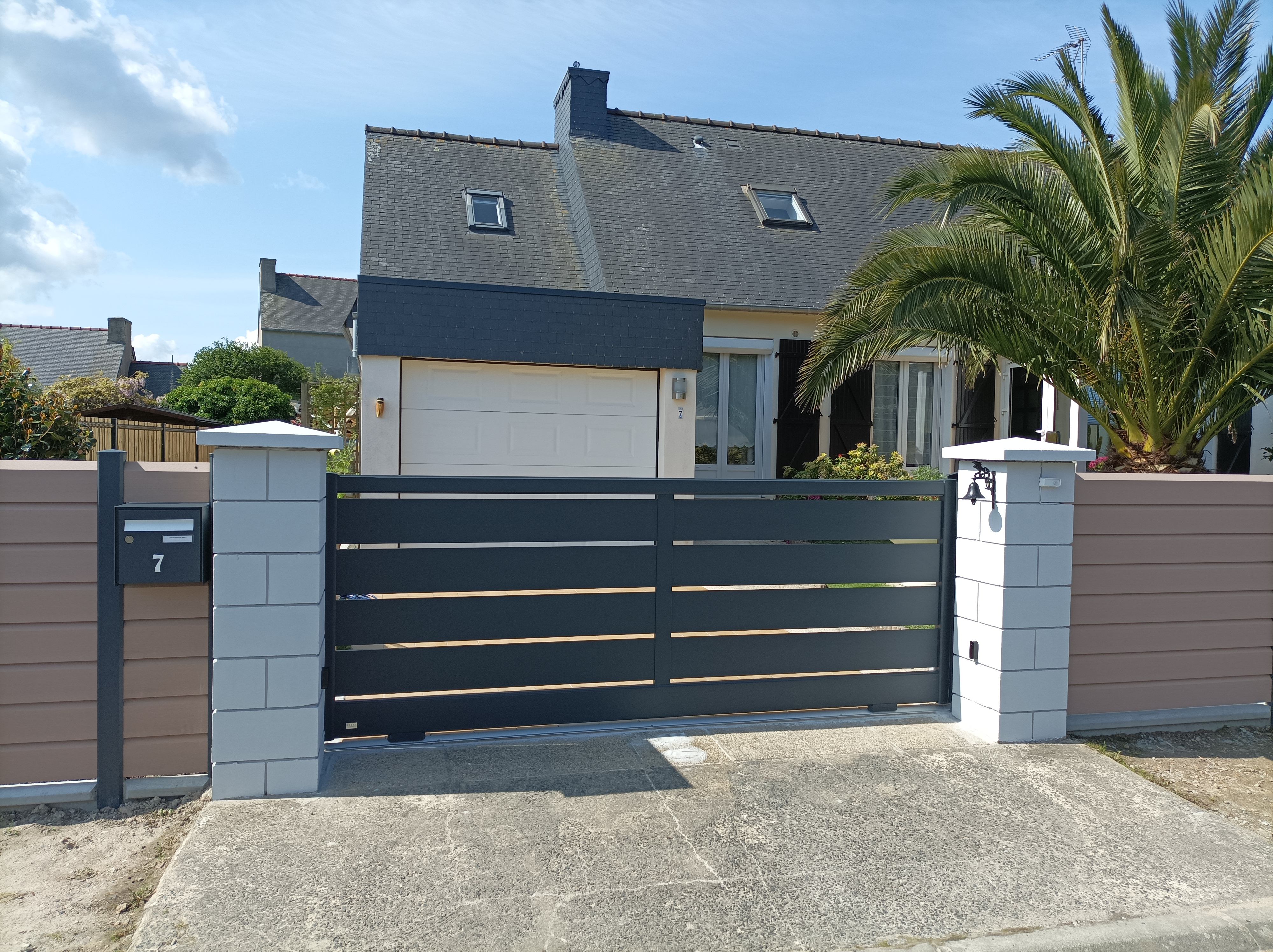 porte de garage sectionnelle lannion